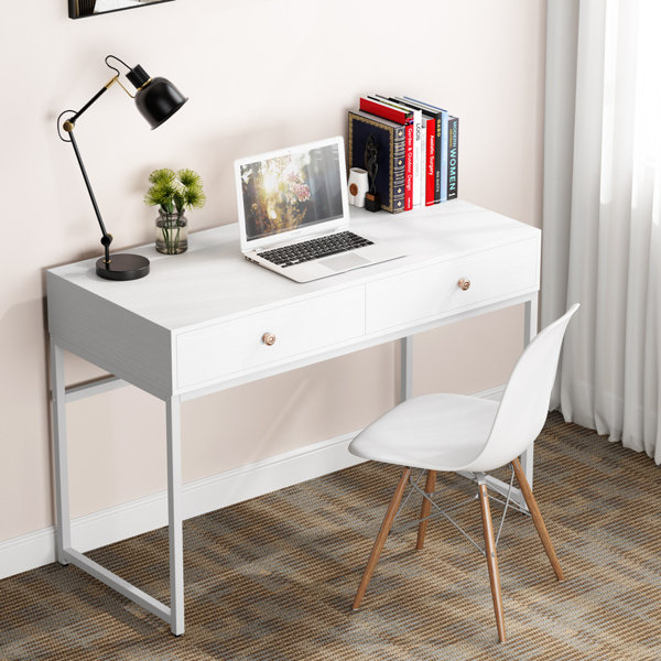 17 Stories Swann Simple Home Office Desk & Reviews Wayfair